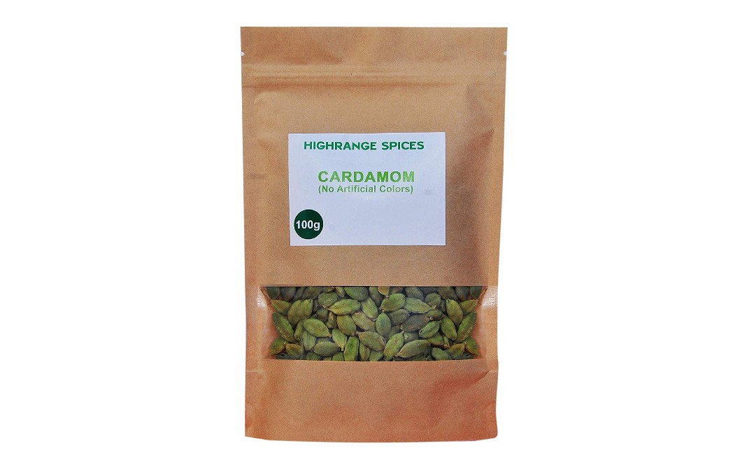 Highrange Spices Cardamom   Pack  100 grams